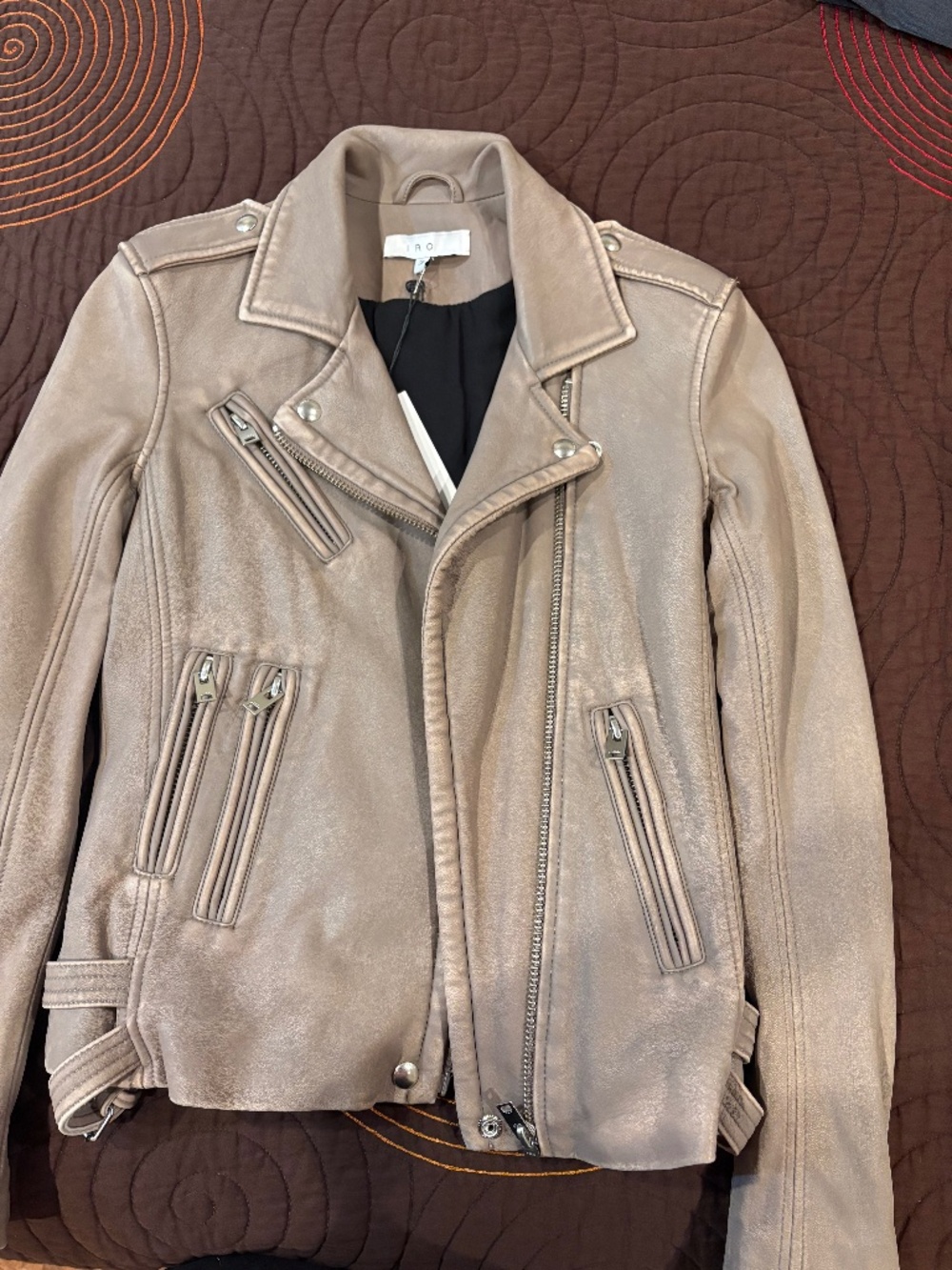 IRO women’s lamb leather jacket size 36/XS